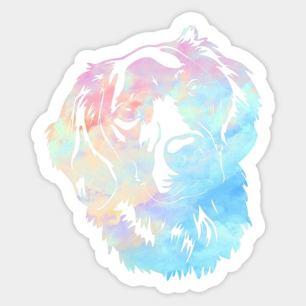 Golden retriever Sticker by Haily_brown